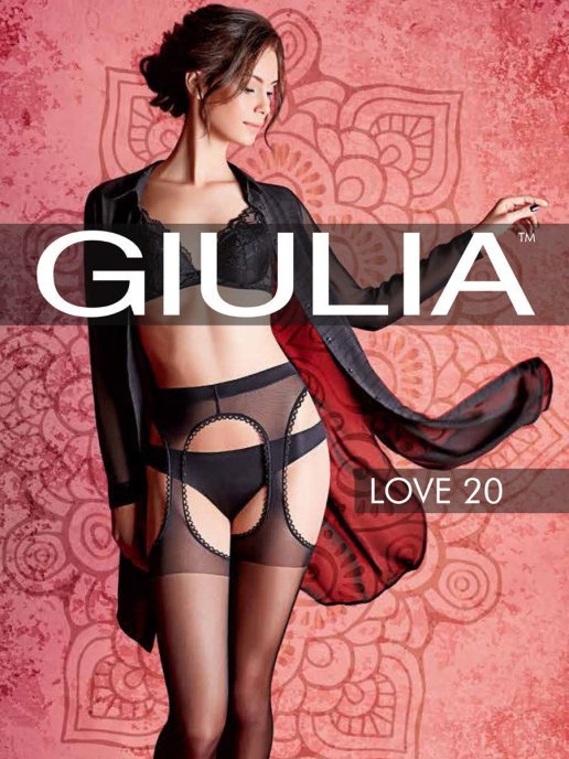 Чулки на поясе Giulia Love 20